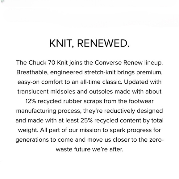 Converse 70 Knit Renew Recycle Women 7 - Picture 14 of 15